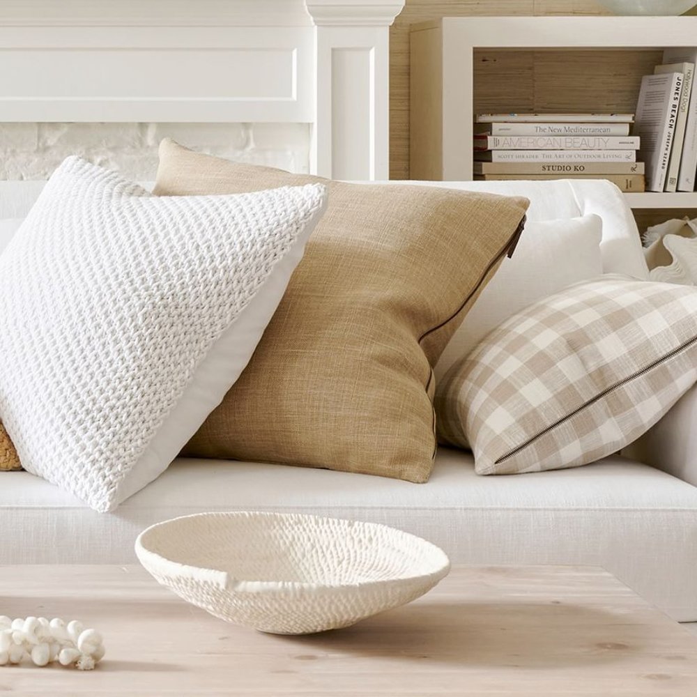 Pottery‎ Barn Belgian Linen Dual Color Pillow-Per Pillow